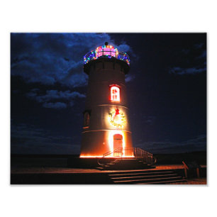Edgartown Harbour Lighthouse, Martha's Vineyard MA Photo Print