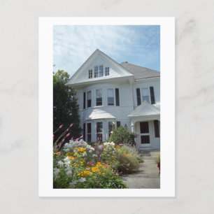 Edgartown Hotel Summer Garden Custom Postcard