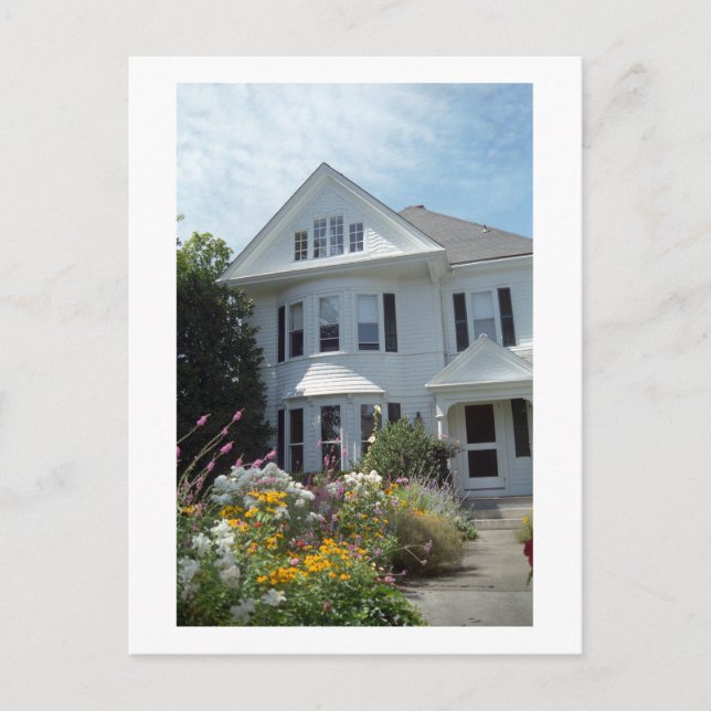 Edgartown Hotel Summer Garden Custom Postcard (Front)