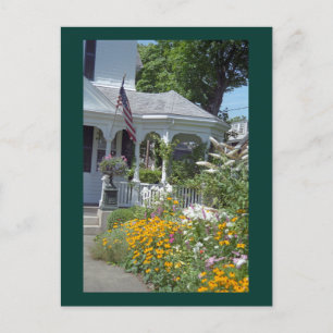 Edgartown Hotel Summer Garden Custom Postcards
