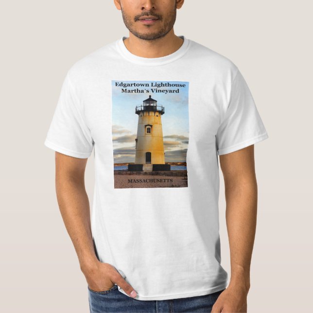 Edgartown Lighthouse, Massachusetts T-Shirt (Front)