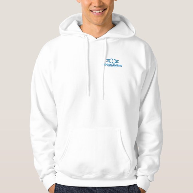 EDGE Blue Logo American Apparel Zip Hoodie (Front)