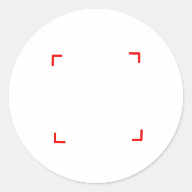 edge classic round sticker (Front)