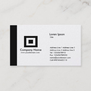 Edge Gold - Black Business Card