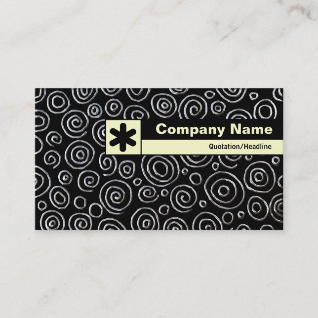 Edge Labelled - Abstract 181112 Business Card (Front)