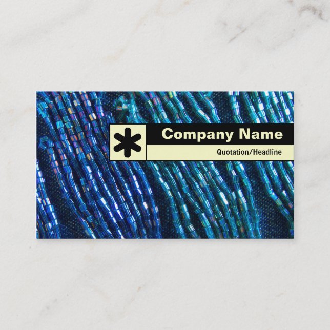 Edge Labelled - Bead Braids Business Card (Front)