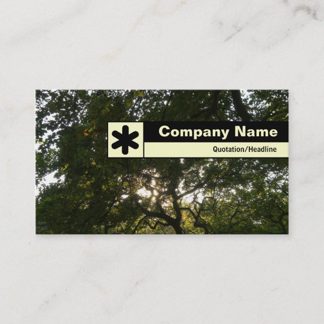 Edge Labelled - Japanese Branches 04 Business Card (Front)