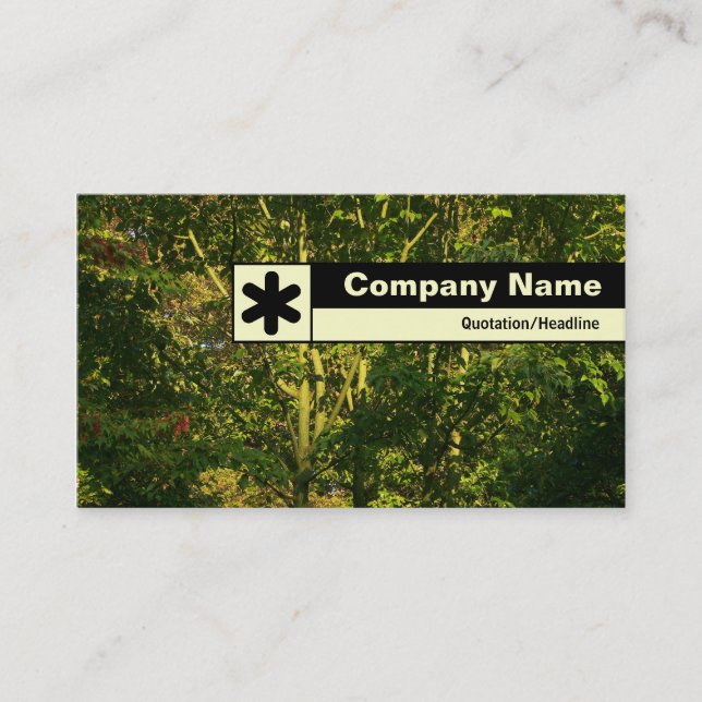 Edge Labelled - Japanese Branches 05 Business Card (Front)