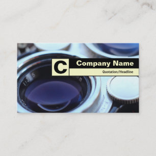 Edge Labelled Monogram - Vintage TLR Camera Business Card