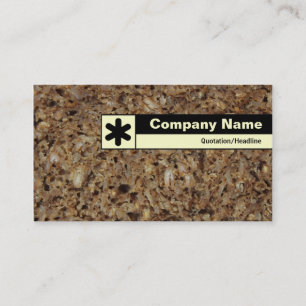 Edge Labelled - Rye Bread Business Card