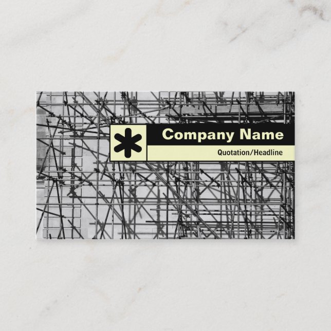 Edge Labelled - Scaffolding Business Card (Front)