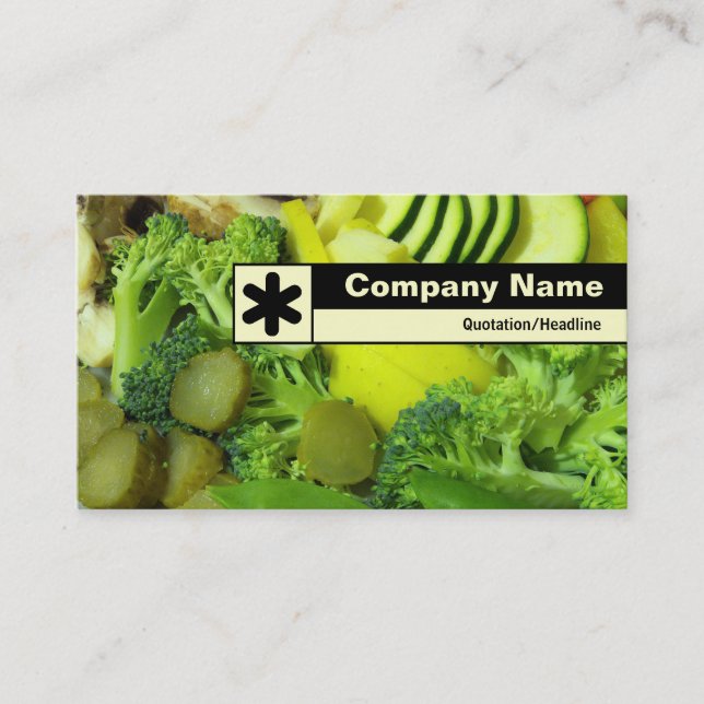 Edge Labelled - Stir-fry 02 Business Card (Front)