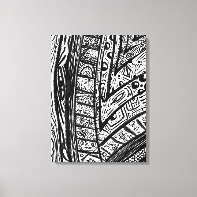 Edge of a Blade Canvas Print (Front)