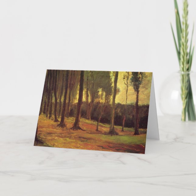 Edge of a Wood by Vincent van Gogh Card (Front)