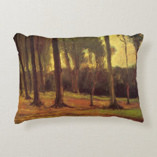 Edge of a Wood by Vincent van Gogh Decorative Cushion