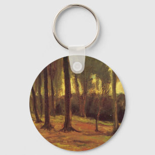 Edge of a Wood by Vincent van Gogh Key Ring