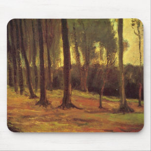 Edge of a Wood by Vincent van Gogh Mouse Mat