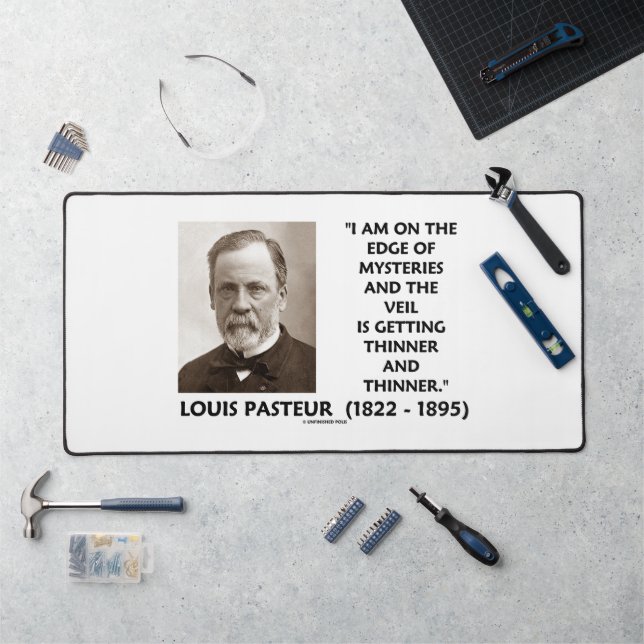 Edge Of Mysteries Veil Getting Thinner Pasteur Desk Mat (Workstation)