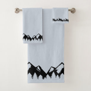 Edge Of The Forest And Mountains Bath Towel Set