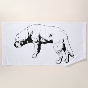 Edge of the Path Beach Towel