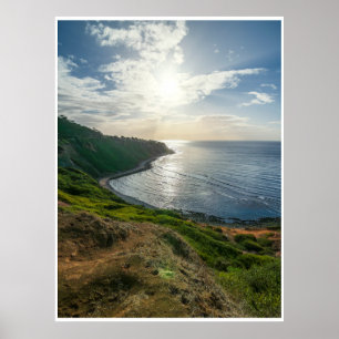 Edge of the Sunlit Coast Poster
