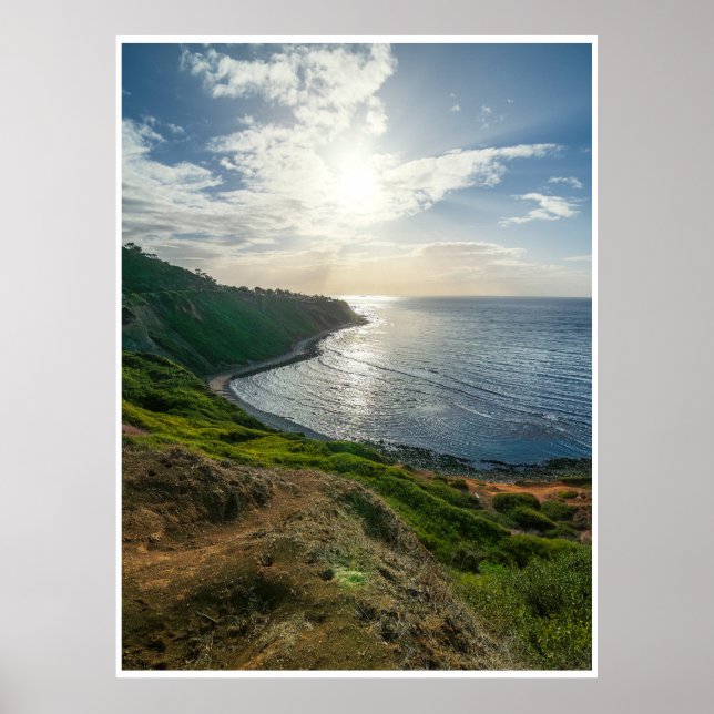 Edge of the Sunlit Coast Poster (Front)