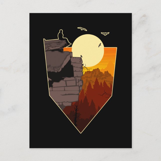 Edge Of The Wild Postcard (Front)