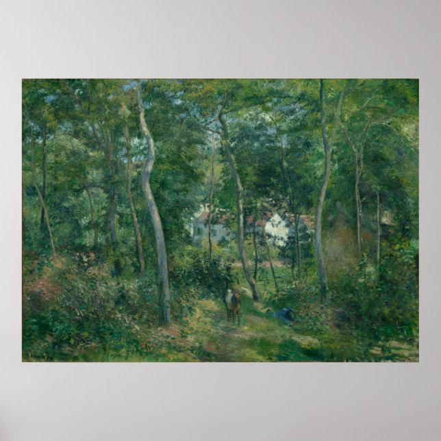 Edge of the Woods by Camille Pissarro  Poster (Front)