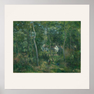 Edge of the Woods by Renoir - Impressionist Art Poster