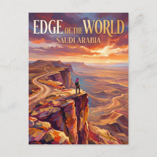 Edge of the World Saudi Arabia Postcard