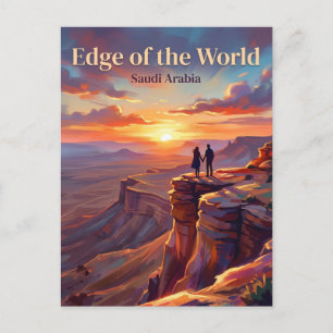 Edge of the World Saudi Arabia Postcard