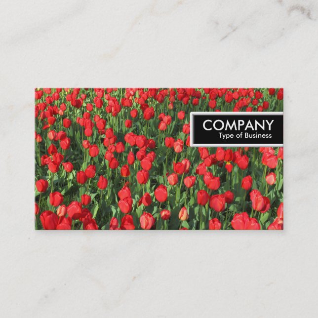 Edge Tag - Bed of Red Tulips 02 (Front)
