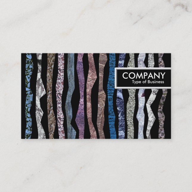 Edge Tag - Mineral Stripes (Front)