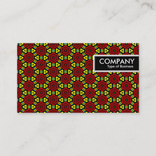 Edge Tag - Red Star Geometric