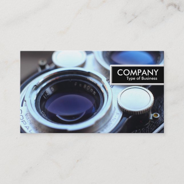 Edge Tag - Vintage TLR Camera (Front)