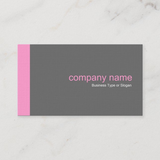 Edge v2 - Pink Business Card (Front)