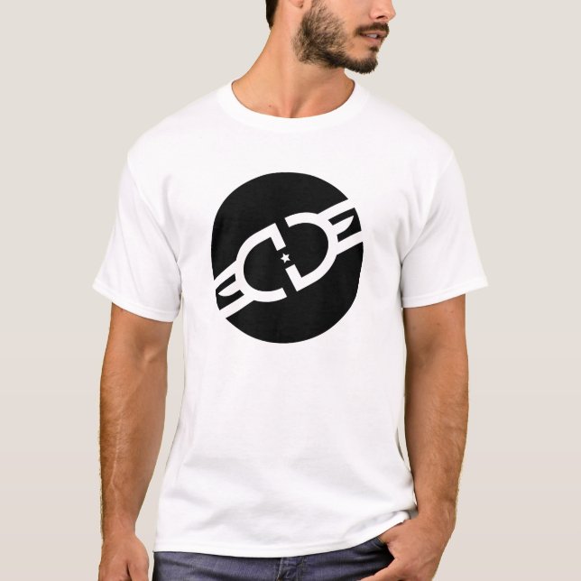 EdgeGamers Black Circle Logo Tee (Front)