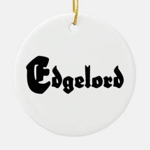 Edgelord Ceramic Tree Decoration
