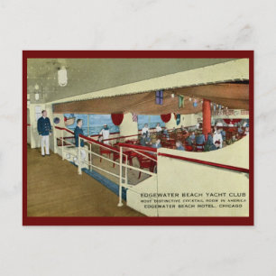 Edgewater Beach Hotel, Chicago Vintage Postcard