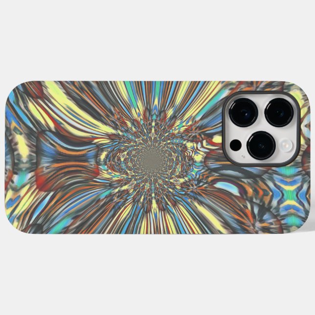 Edgy African Urban Pop Art Abstract Optical Design Case-Mate iPhone Case (Back (Horizontal))