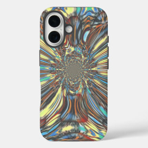 Edgy African Urban Pop Art Abstract Optical Design iPhone 16 Case