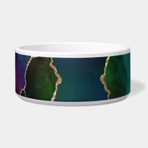 Edgy Agate   Dark Moody Jewel Tone Mystic Teal