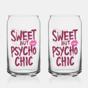 Edgy and Chic Sarcastic Saying Can Glass