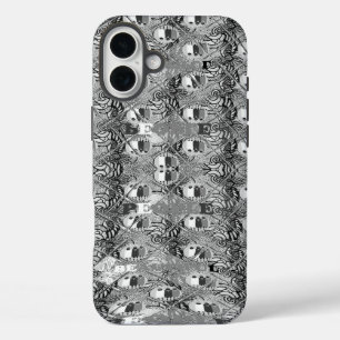 Edgy Art Motif iPhone 16 Plus Case