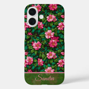 Edgy Birthday Gift Gardenias Flower Name iPhone 16 Case