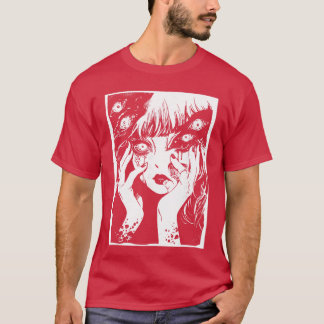 Edgy Creepy Horror Anime Manga Weird Japan Japanes T-Shirt
