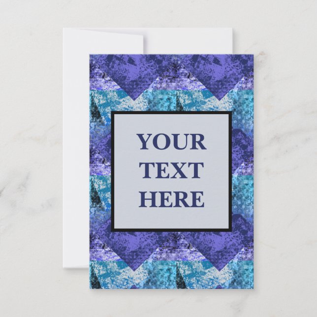 "Edgy DIY Print - Zine Style Halftone Grunge Invitation (Front)