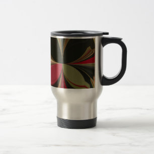 Edgy Earth Kaleidoscope Art Print Travel Mug