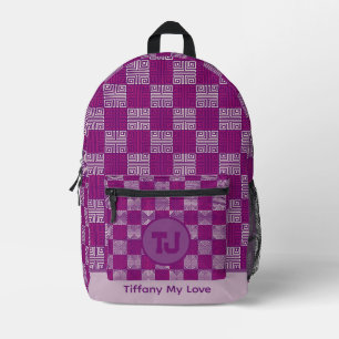 Edgy Elementary Student Vacation Backpack For Her