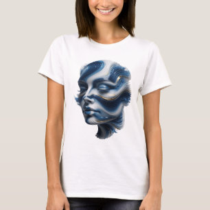Edgy Gold ABSTRACT ART Art Print T-Shirt
